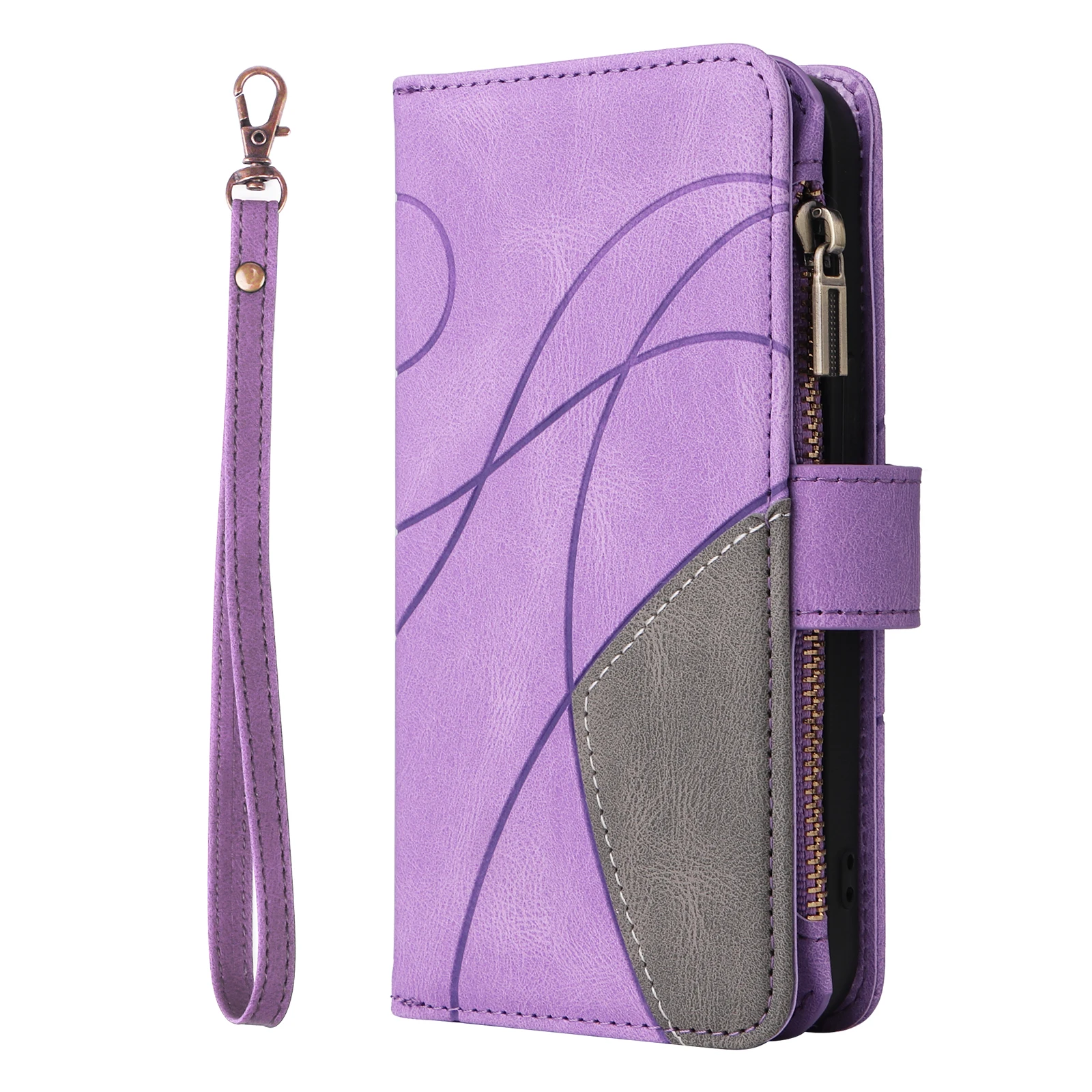 9 Card Phone Case for Samsung Galaxy A12 A91 M80S Note 10 S10 Lite A81 M60S A71 A51 A41 A31 A21S Zip Wallet Cases Cover coque 4