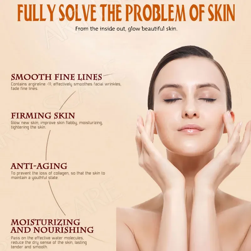 Six Peptides Face Serum 5pcs/10pcs/Lot for Moisturizing Facial Essence Skin Care Peptide Face Liquid 3