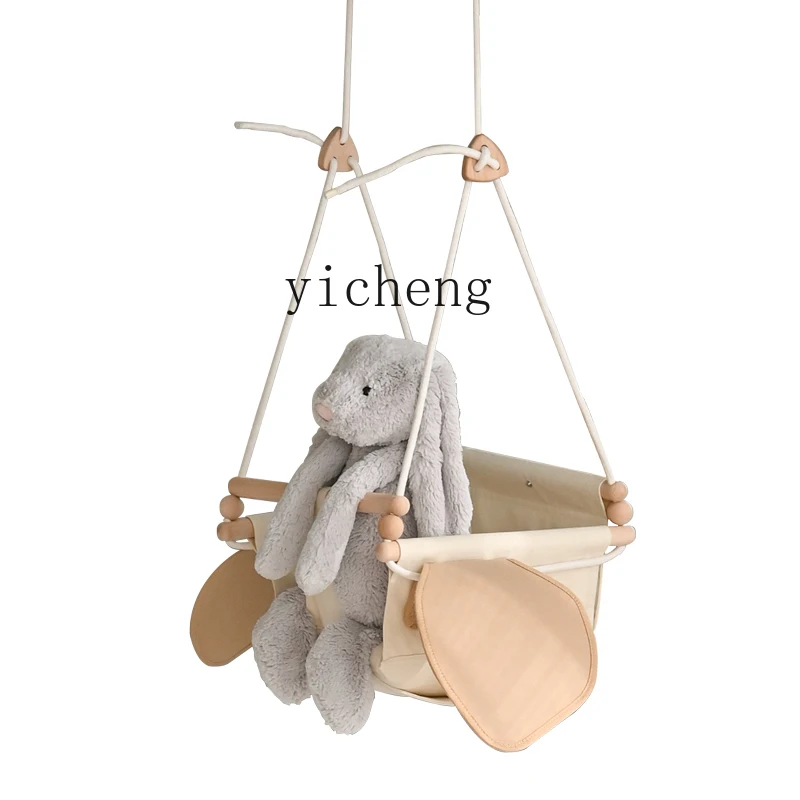 

Yy Swing Children's Home Swing Small Fabric Glider Baby Rocking Chair Game Accessories