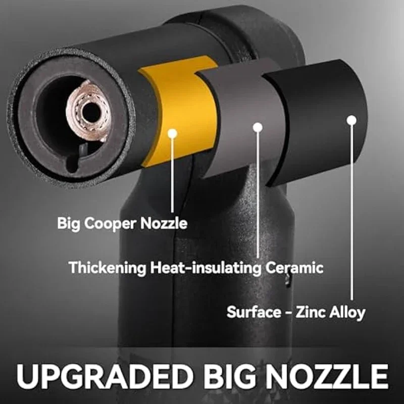 Metal High-temperature High Firepower Inflatable Lighter Windproof Jet Flame Portable Torch Outdoor Camping Barbecue Lighter plasma lighter,arc lighter,gas lighter,kerosene lighter,torch lighter