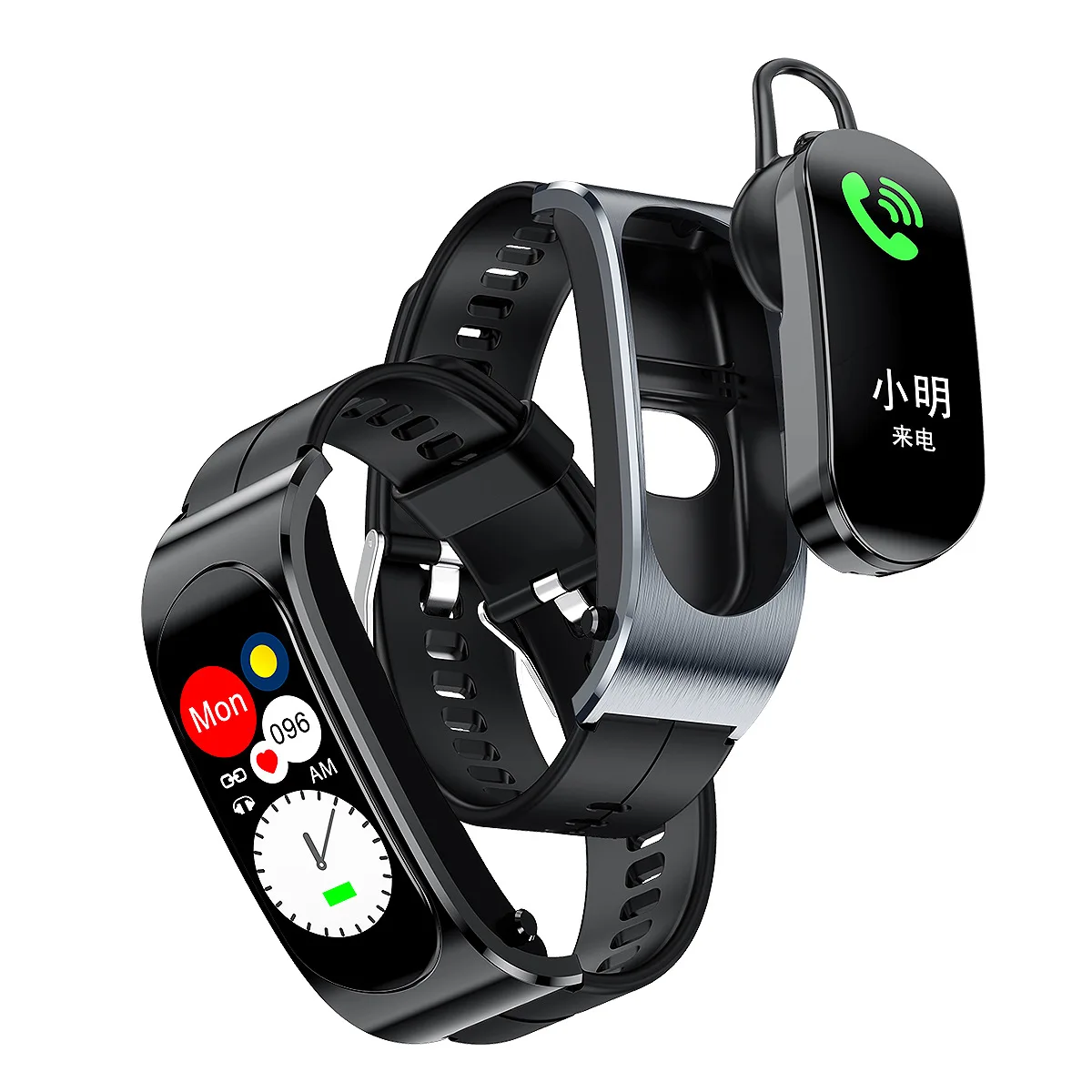 

F3 умные часы два в одном Bluetooth-гарнитура браслет сон Bluetooth беспроводная гарнитура беспроводной Вызов умный Браслет