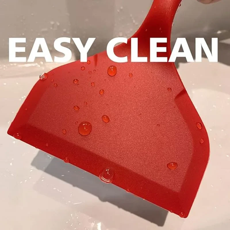 Wide Silicone Shovel Spatula Pancake Spatula Omelette Spatula Wide Flexible Turning Non-stick Cookware Kitchen Spatula