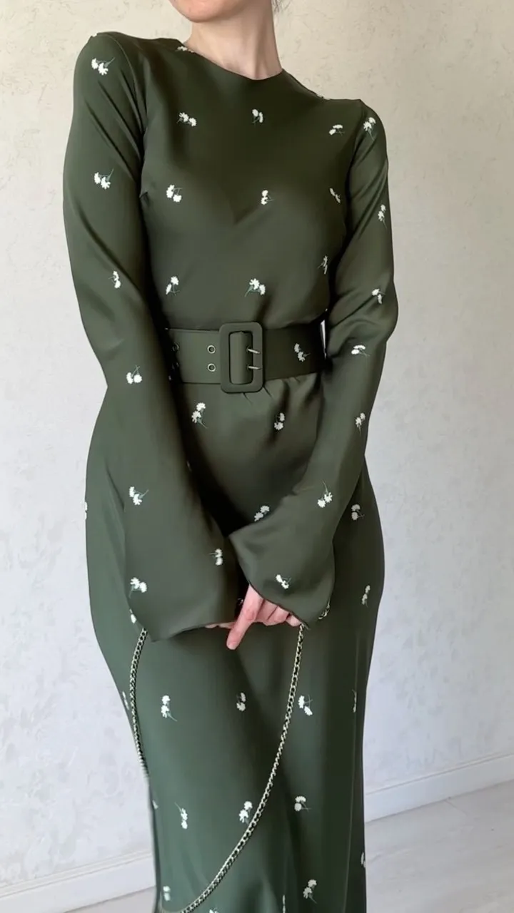 Fashion High Waist Long Dress Ladies Long Sleeve Slim Ruffled Patchwork Elegant Party Dress Printed Casual Maxi Dress 2025 7 Fashion High Waist Long Dress Ladies Long Sleeve Slim Ruffled Patchwork Elegant Party Dress Printed Casual Maxi Dress 2025