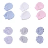 3Pair/set Simple Baby Knit Gloves Newborn Anti-eat Hand Anti-Grab Glove 3