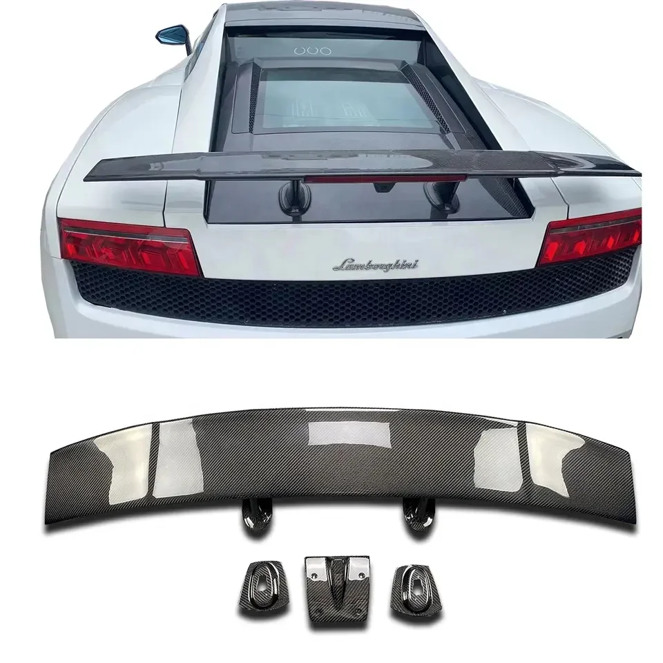 

Dry Carbon Superleggera Spoiler For Lamborghini Gallardo LP550 LP560 LP570 2008-2014 Rear Trunk Wing