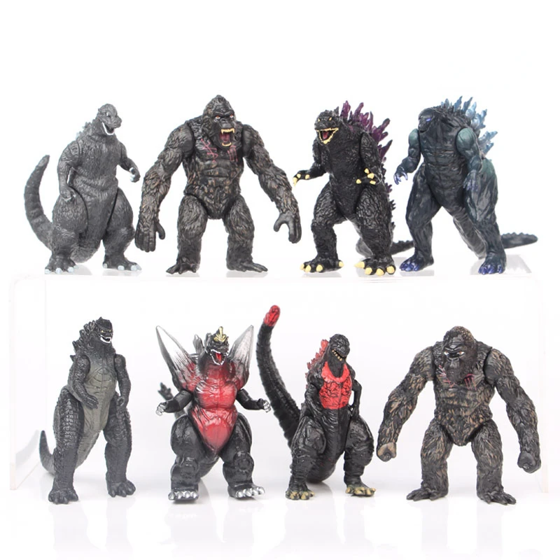 

New Godzilla Vs Kong 2 Model Anime Figurine Mechagodzilla Dinosaur Action Figure Collectible Model Doll Kids Toys Gifts