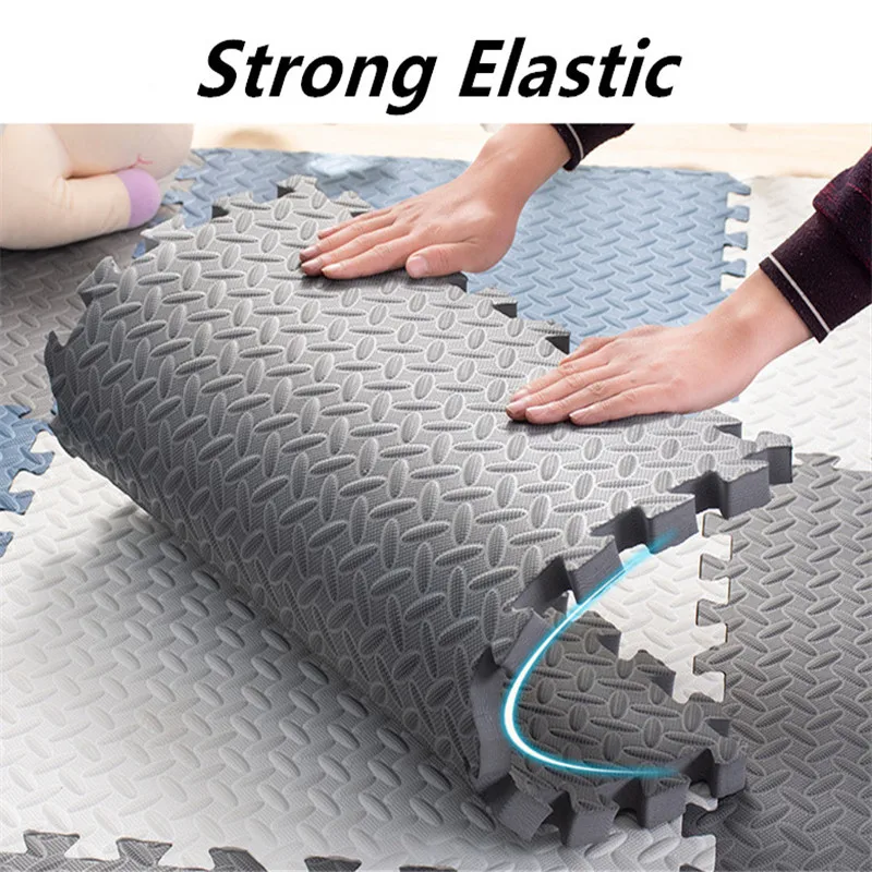 Foot Mat 60x60cm Floor Noise Mat 8PCS Thick 2.5cm Tatame Baby Play Mat Activities Mat for Baby Folding Carpet Game Puzzle Mat 4