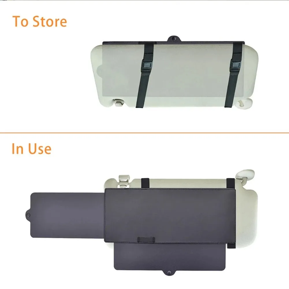 

1PC Car Visor Extension Extender Shield Universal Front Side Casement Shade Anti-Glare Truck Sun Visor Adjustable