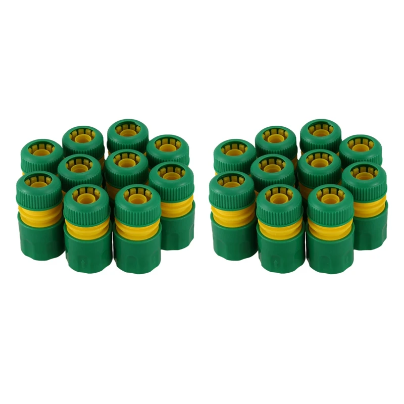 

20Pcs 1/2 Inch Hose Garden Tap Water Hose Pipe Connector Quick Connect Adapter Fitting Watering