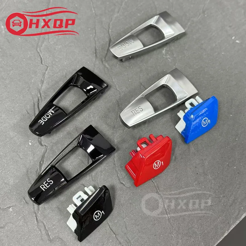 빨간색과 파란색 버튼은 BMW M3 M4 M5 M6 X5M X6M 스티어링 휠 M1M2 모드 개조에 적합합니다.