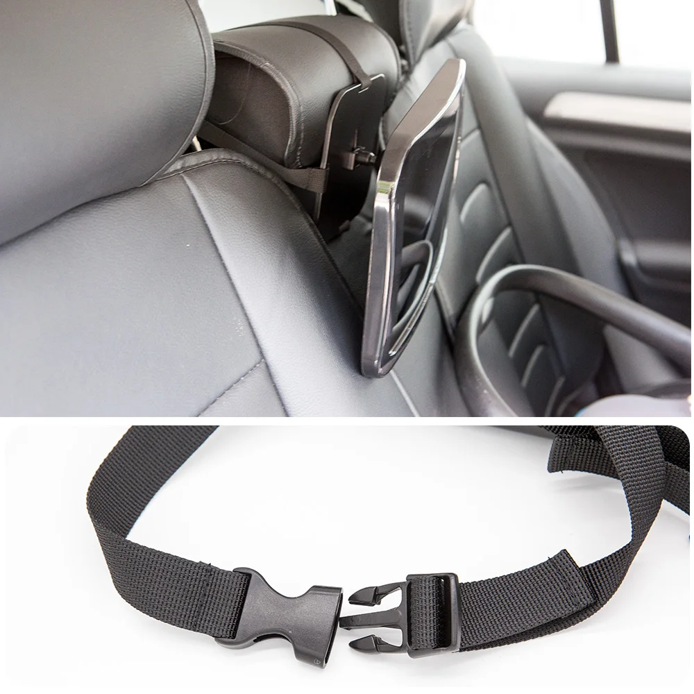 Baby Autospiegel Für Rücksitz - 360° Schwenkbar Mit Doppelgurt