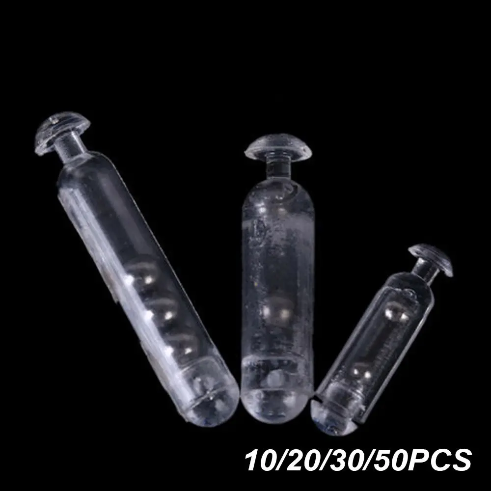 

10/20/30/40/50pcs S M L Attract Fish Steel Ball Baits DIY Tools Tie Tying Sound Bar Shake Attract Fishing Rattles Insert Tube