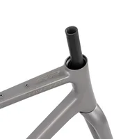 Cadre de vélo de route tout-terrain G2 en alliage d'aluminium léger, fourche en fibre de carbone, axe traversant, frein à disque, crochet de dérailleur UDH 5