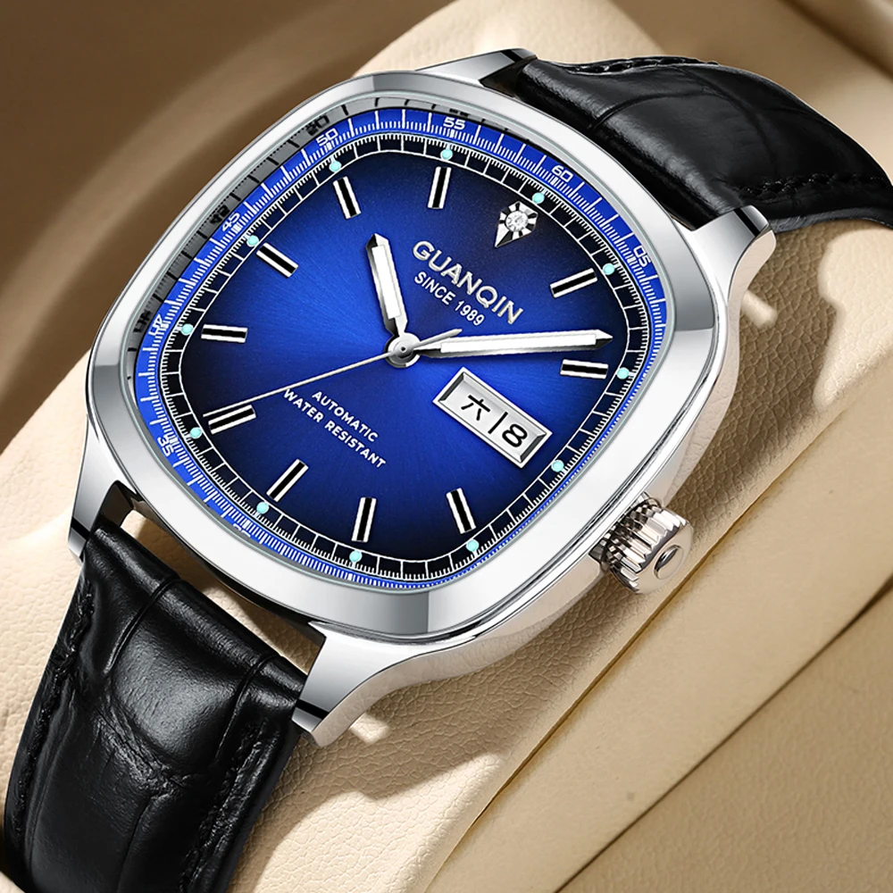 GUANQIN Men's Watches 2024 Top Brand Luxury Mechanical Wristwatch Automatic Watch For Men Sapphire Waterproof Sports Clock Reloj