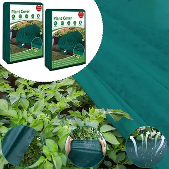 Winter Plant Covers Freeze Protection Cold Weather Warm Blanket UV-Resistant Reusable Winter Plant Covers For Vineyard Balcony