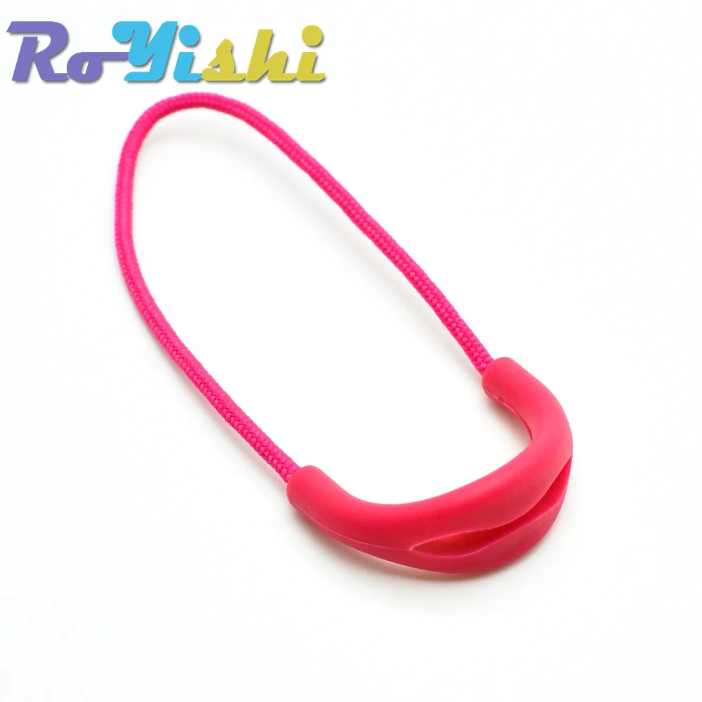Zipper Pullers 10 Pcs Pack Mix Color U Shape Cord