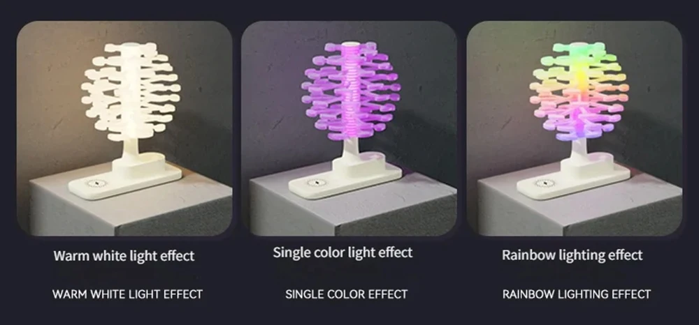Creative Spiral Tree Night Light