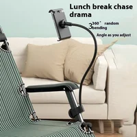 GIANXI Outdoor Recliner With Phone Holder Terrace Chair With Cotton Padded Lawn Outdoor Lounge Gravity Camp Folding Recliner 3