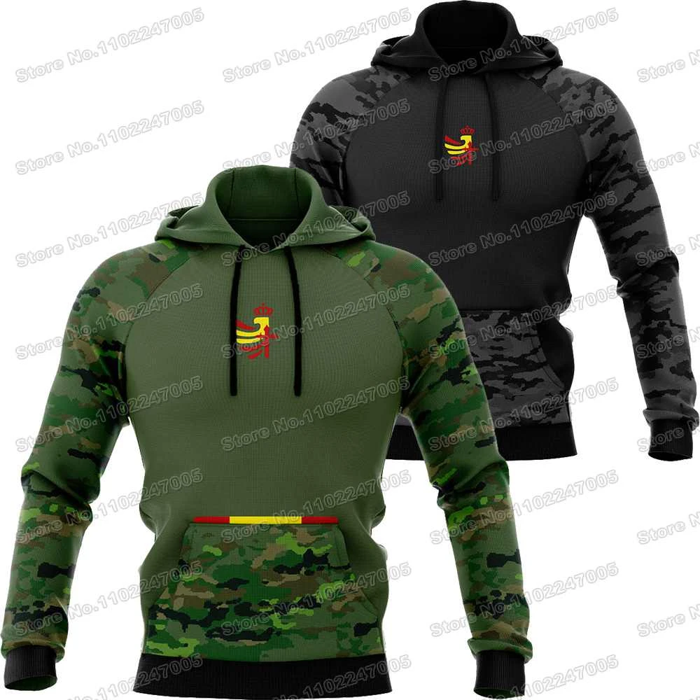 Sudadera Ejército de Tierra Español hombre, Sudaderas con capucha militar del ejército Camuflaje verde negro, ropa de calle, Maillot, chaquetas informales de invierno, abrigos Unisex, ropa deportiva| | - AliExpress