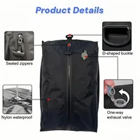 Vacuum Storage Bags for Clothes, Thickened TPU Air Tightness Compression Bags for Home Travel Moving, Waterproof Space Saver 5