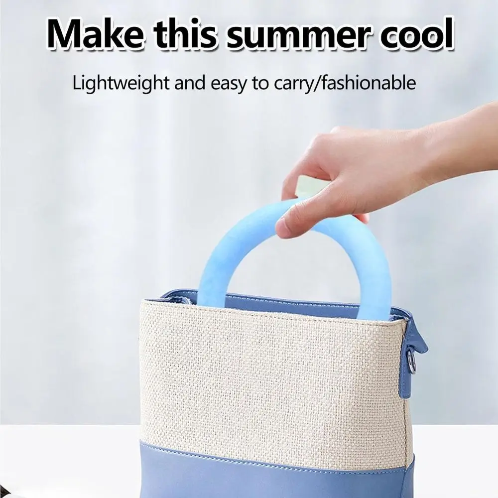 Wearable Neck Cooling Tube for Summer Body Cooling Ice Ring Neck Cooler Reusable Soft Cooling Neck Wrap for Heat Outdoor Sports