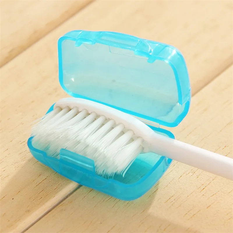 5pcs Portable toothbrush case Travel portable toiletry toothbrush case Toothbrush head protective toothbrush case