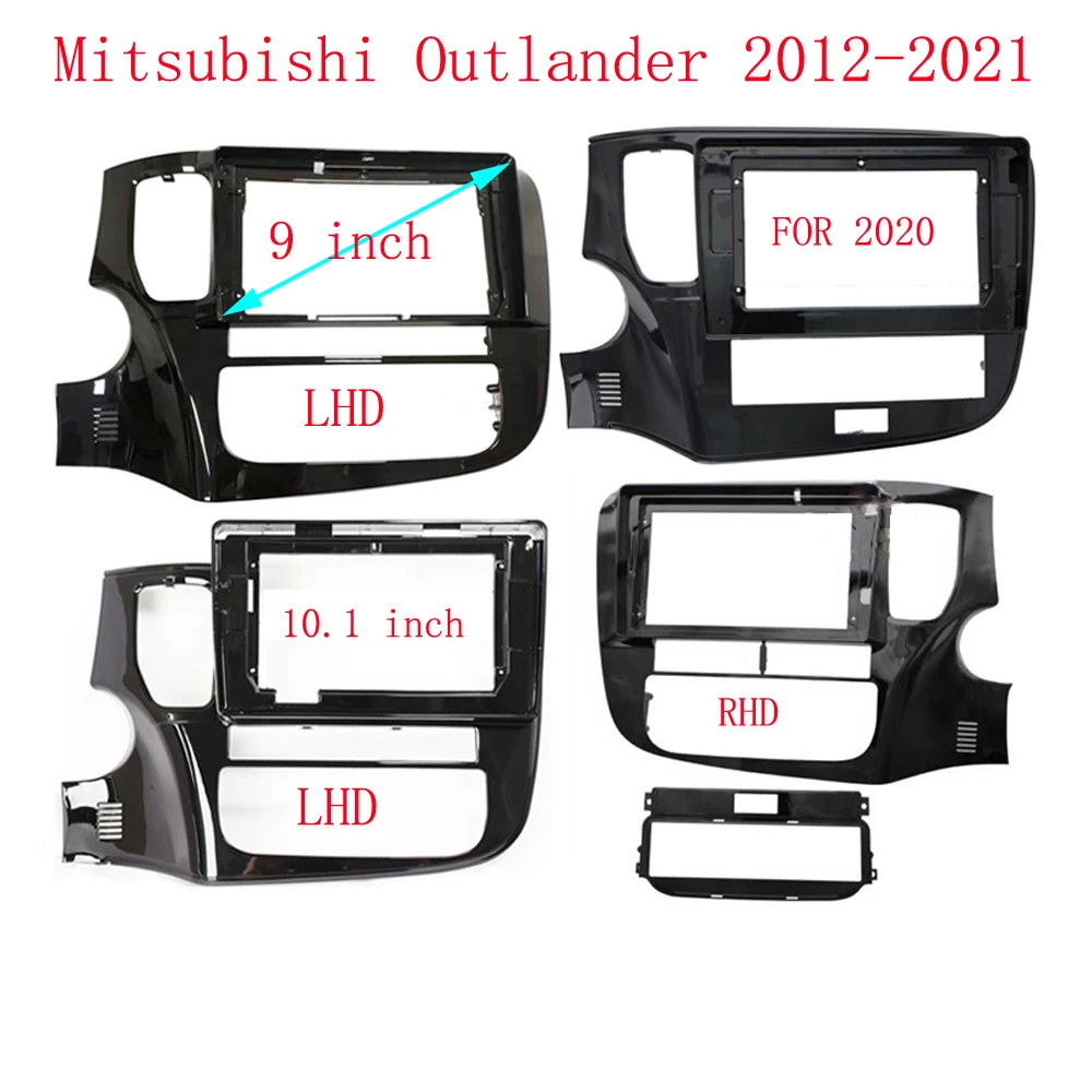 

Автомобильная стереопанель 9/10, 1 дюйм, 2 Din, для Mitsubishi Outlander 2012-2020 2021