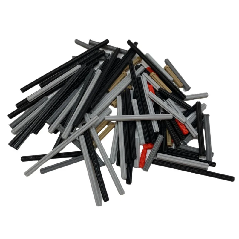 120PCS MOC Technology Blocks Cross Axle Sticks Rod High-Tech Bricks Accessories Compatible with 32062 4519 24316 6587 87083 3706 120PCS MOC Technology Blocks Cross Axle Sticks Rod High-Tech Bricks Accessories Compatible with 32062 4519 24316 6587 87083 3706
