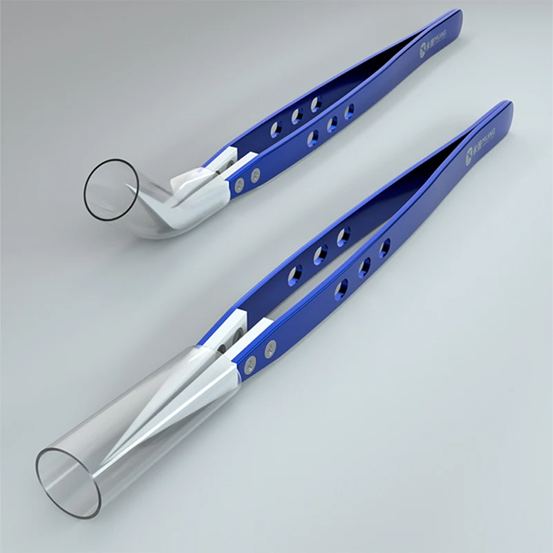 MiJing Anti-static Ceramic Stainless Steel Tweezers Maintenance Industrial Precision Curved Straight Tweezers Repair Tools precision tweezers esd anti static tweezers ceramic tweezers