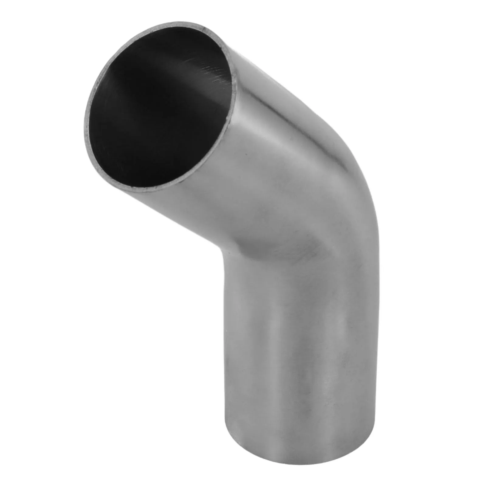 Elbow 45° Degree Bend Exhaust Pipe Versatile Stainless Steel Polished 19-51mm Automotive Exhaust Pipe Connection Fittings