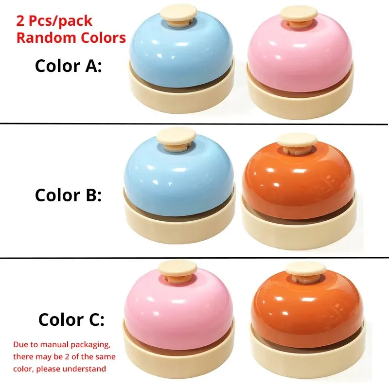 2Pcs Large Answer Bell Ring Ring Bell Creative Gift Restaurant Bar Table Toy Accessories answer bell toy