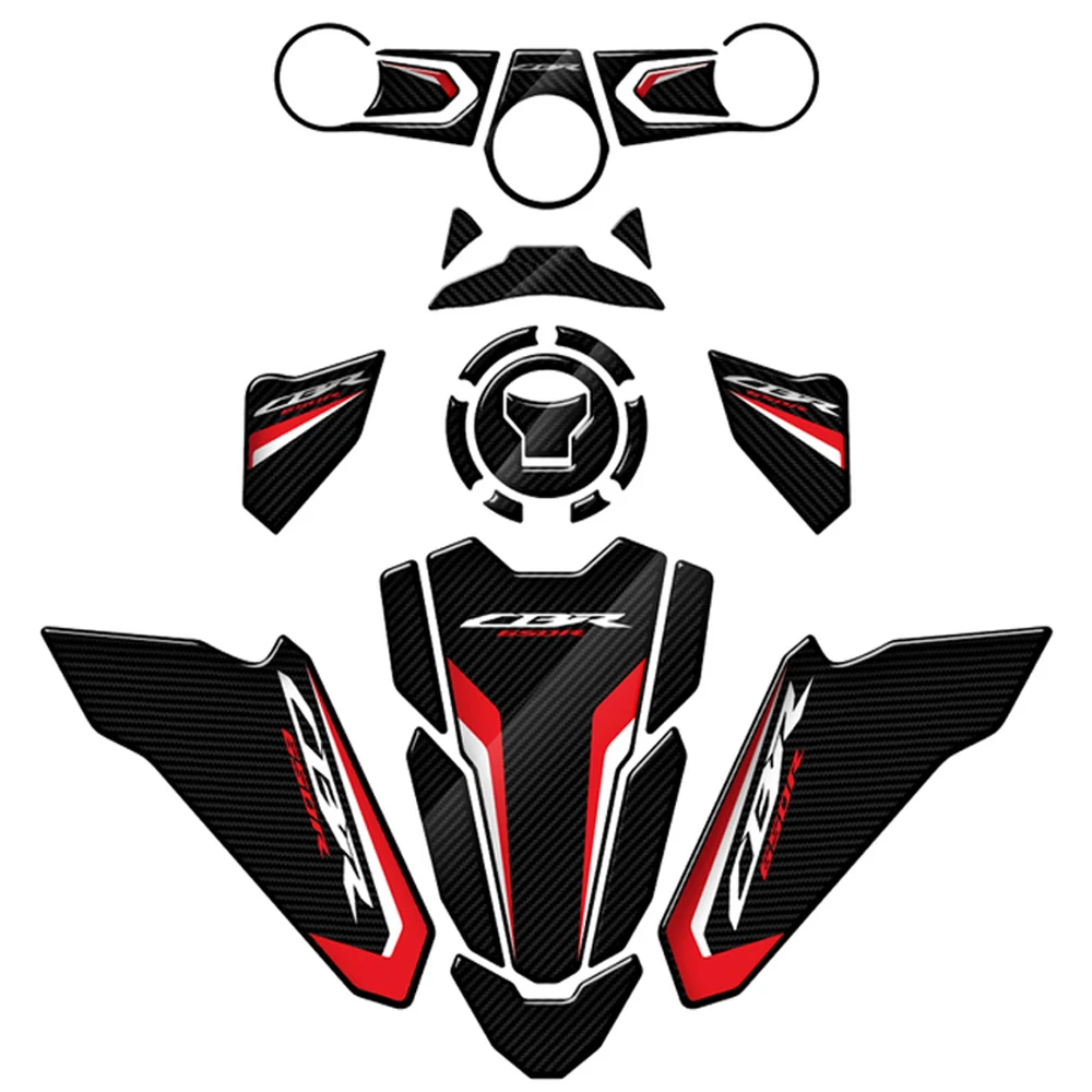 

Трехмерная защитная наклейка на боковой бак для Honda CBR650R 2019-2022