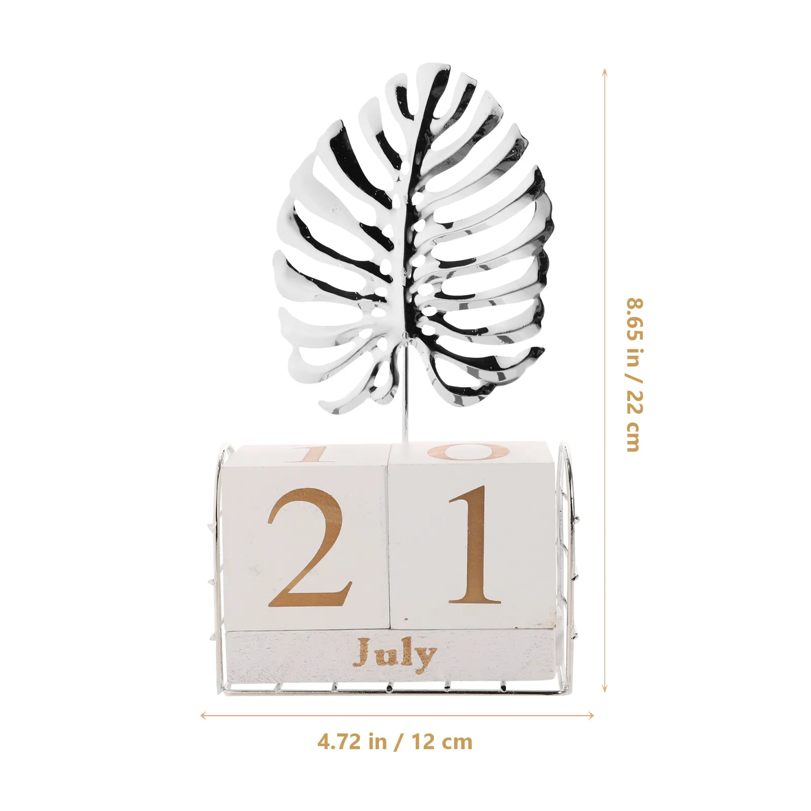 나무 블록 달력 영구 데스크 캘린더 창의적인 수동 날짜 변경기 프리미엄 컴팩트 데스크탑 장식품 가정 사무실용