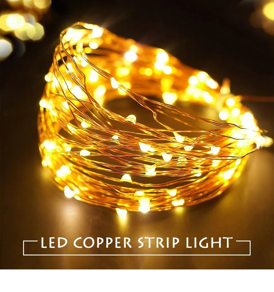 Description Picture 2 of item2M 3M 5M 10M Colourful String Light Party Holiday Celebration Memorial Day Stage Venue Indoor Decoration LED Romantic Light