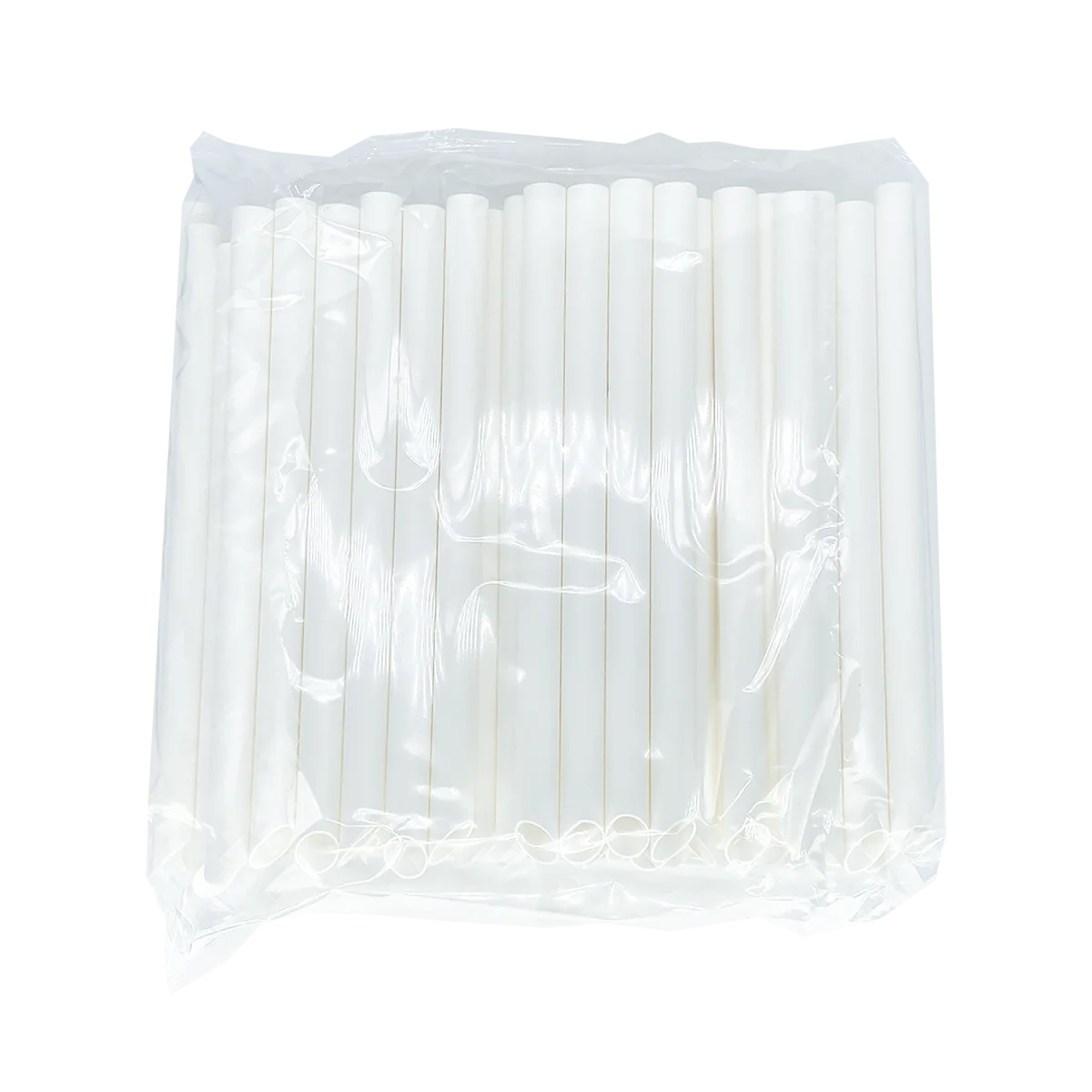 Paper Straws 12mm*190mm White 100p+6*197mm Orange Striped 200p Disposable Party Drinking Straws for Juices Shakes and Smoothies