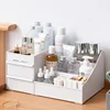 Large Capacity Cosmetic Storage Box Makeup Drawer Organizer Jewelry Nail Polish Makeup Container Desktop Sundries Storage Box 2