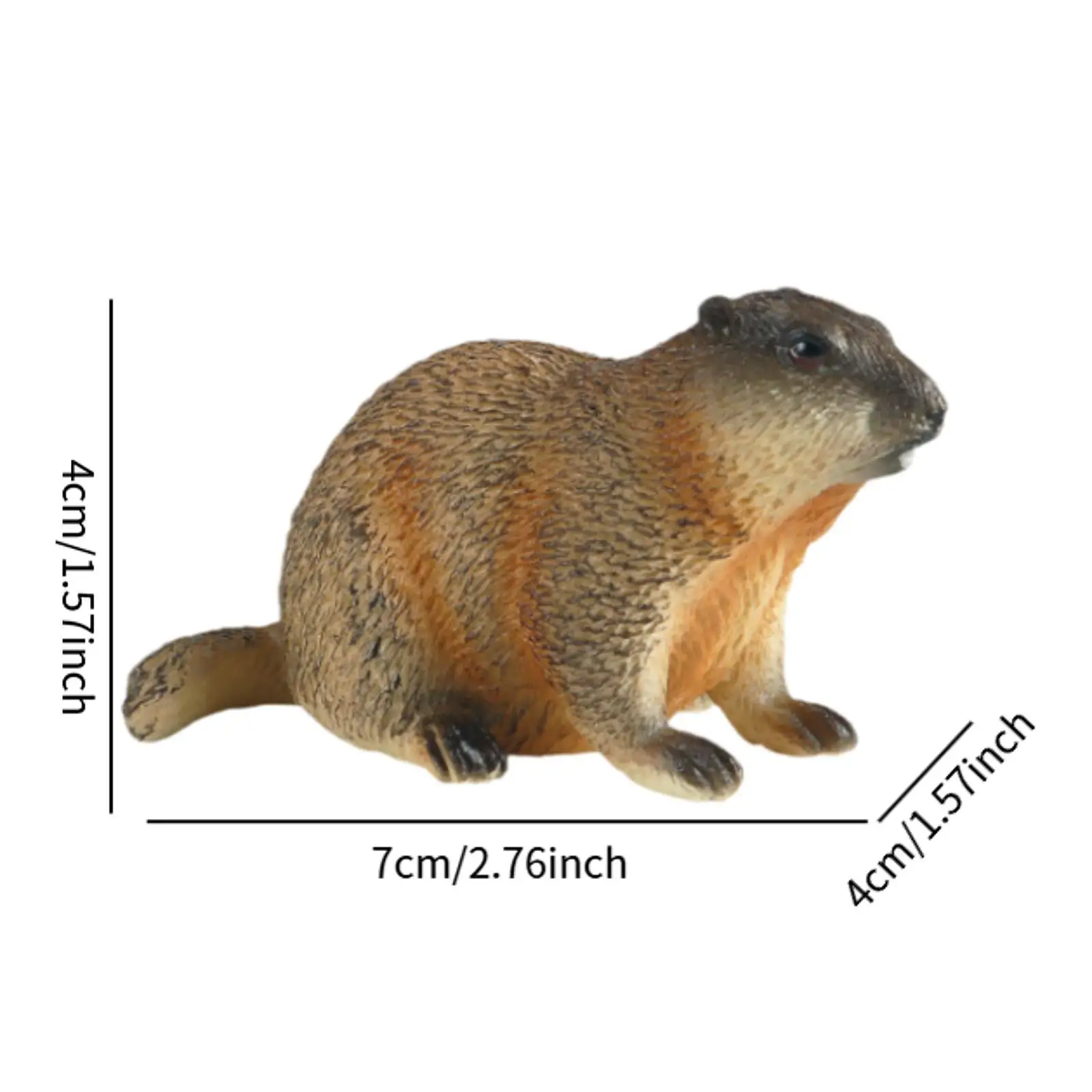 Groundhogs Action Figure Crafts Cognitive Toy for Children Kids Party Favors