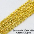 5x8mm 18K Gold