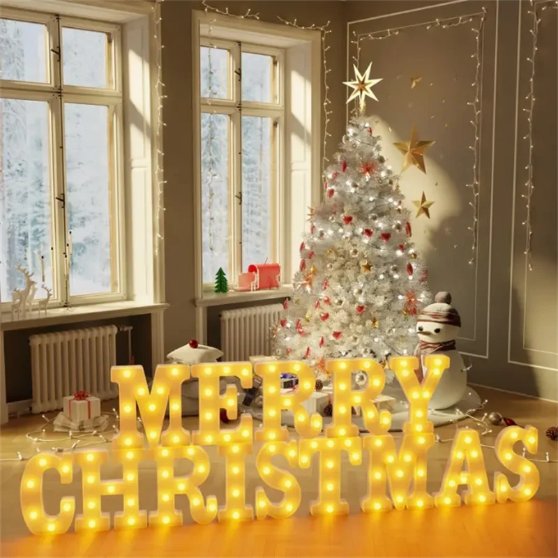 22cm LED warm light letters and numbers using batteries as home decoration light for proposals and birthday parties led letter light led number lamp