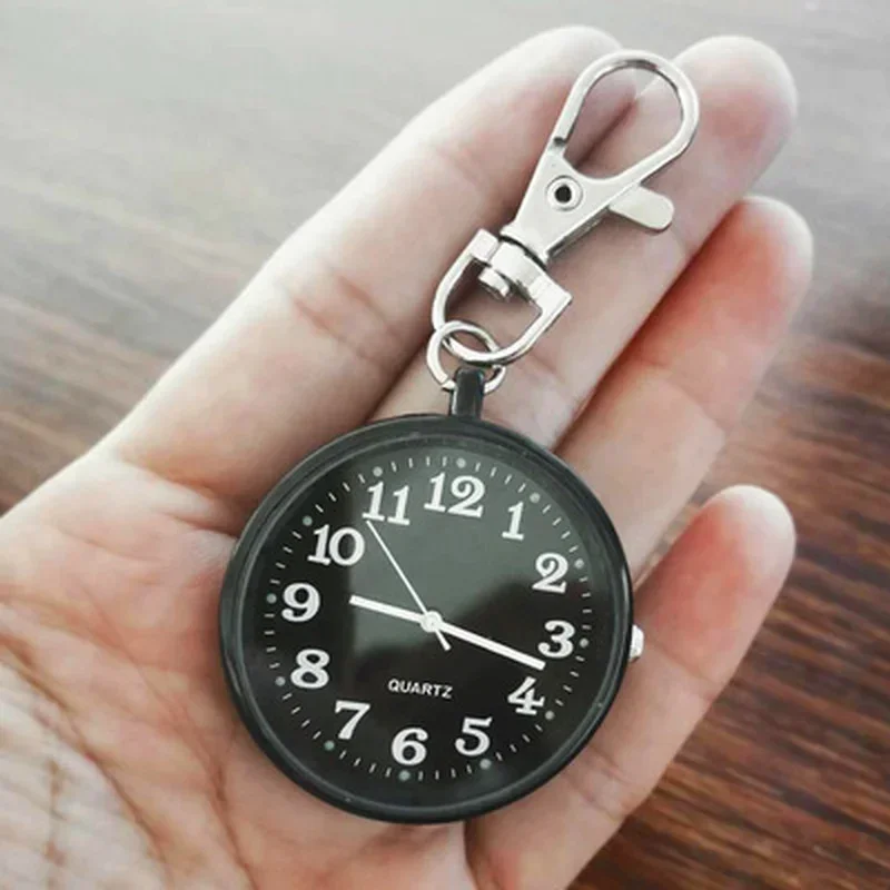 Pocket Watch Keychain Remote Control Clock With Battery Student Doctor Medical Vintage Watch Pocket Watch