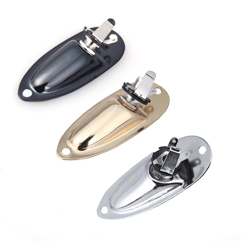 ストラト ストラトキャスター エレキギター ジャック プレート 6.35mm