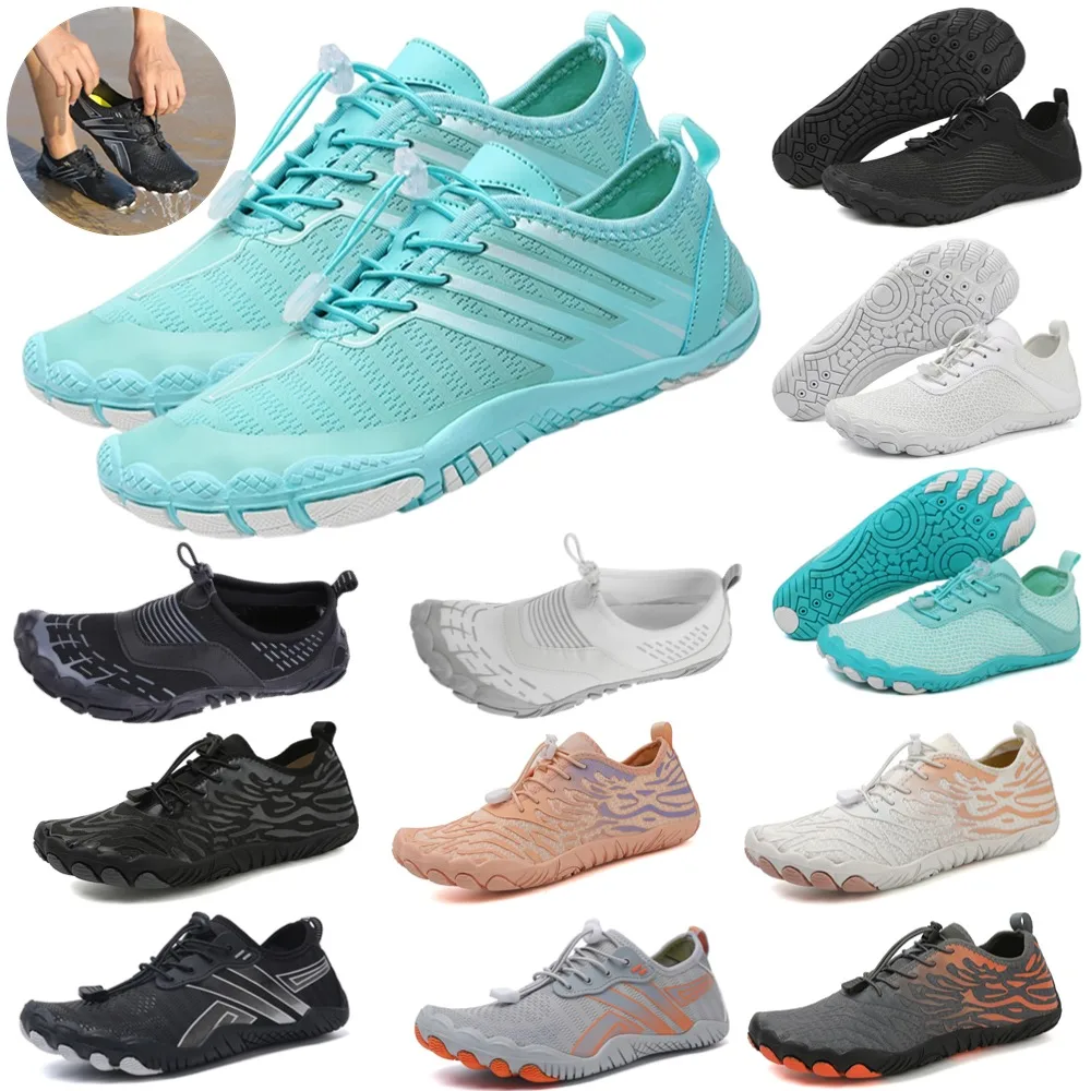 Unisex Quick-Drying Beach Water Shoes Swimming Slippers Seaside Barefoot Aqua Shoes Women Men Surfing Upstream Diving Sneakers