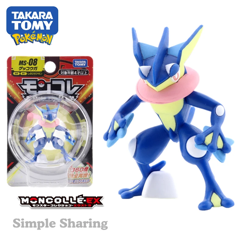 

Takara Tomy Tomica Pokemon Pocket Monsters Moncolle MS-08 Greninja 3-5cm Mini Resin Anime Figure Toys For Children Collectibles