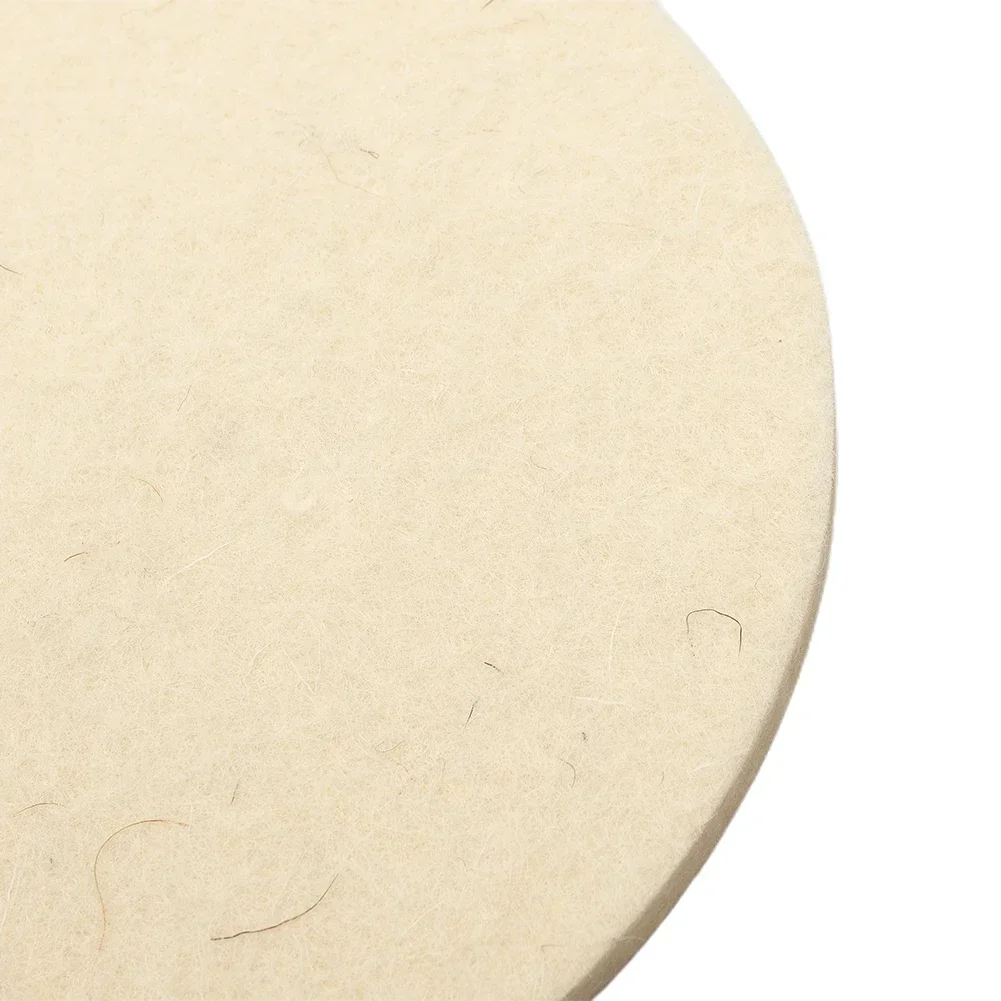 Polishing Wheel Grinder Accessories 2pcs 5 Inches 125 Mm Wool Felt Polishing Pad Angle Grinder Wheel Felt Polishing Disc for Stainless Steel Copper Aluminum Glass