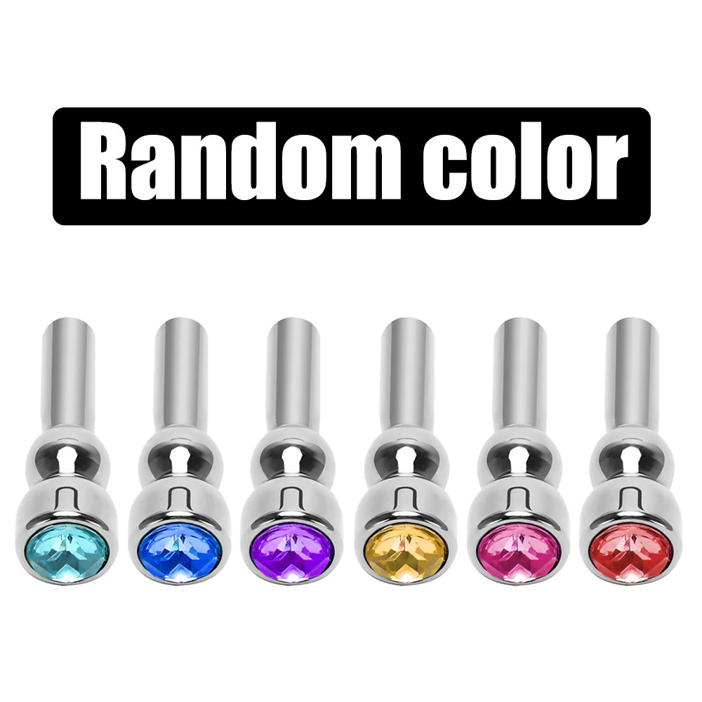 IKOKY Stainless Steel Penis Plug Urethral Dilators Male Chastity Device Sex Toys for Men Diamond Catheters Sounds Masturbator