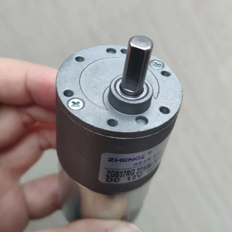 1pc ZGB37RG Motore A Coppia Elevata Motore CC 12V 24V Riduttore Elettrico Albero Di Uscita Eccentrico 5RPM-1500RPM (Color : 800rpm, Size : 24V - Foto 9
