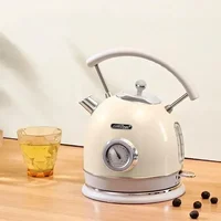 220V-240V Electric Water Kettle 1.8L 1800W 304 Stainless Steel With Thermometer Electric Boiling Coffee Tea Pot 1