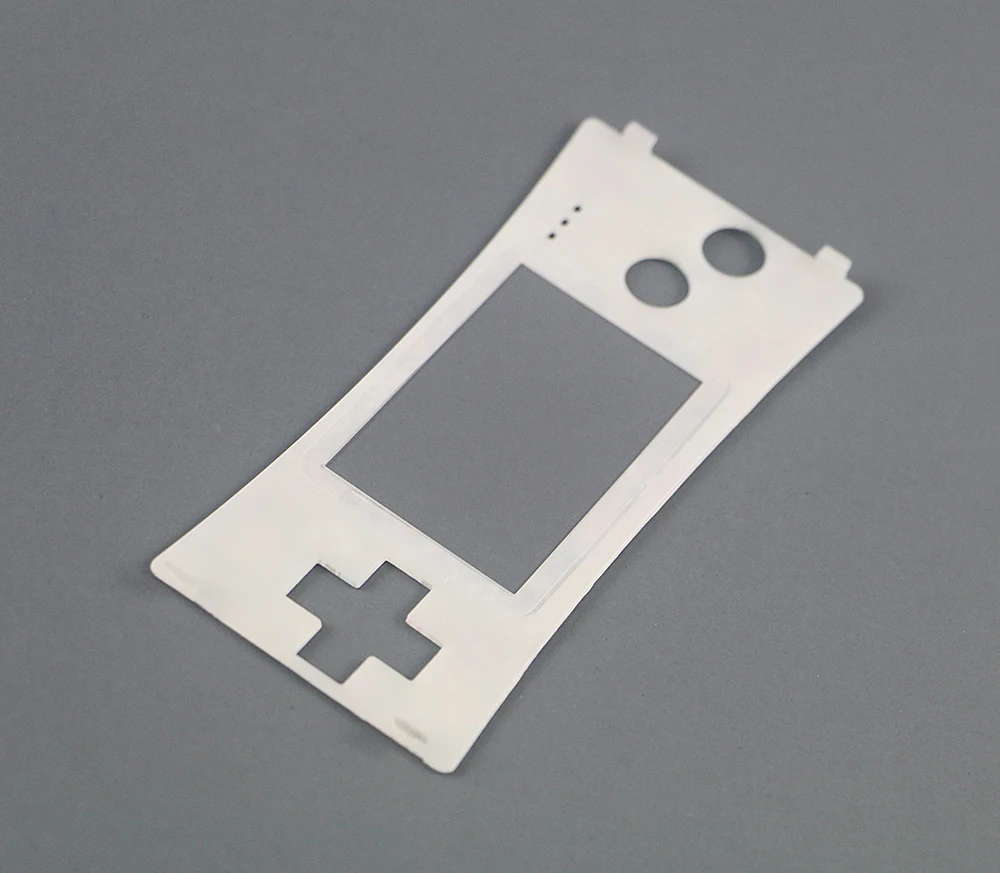 para gameboy micro substituição frente escudo placa frontal caso painel de cobertura para gameboy para gbm reparação protetora