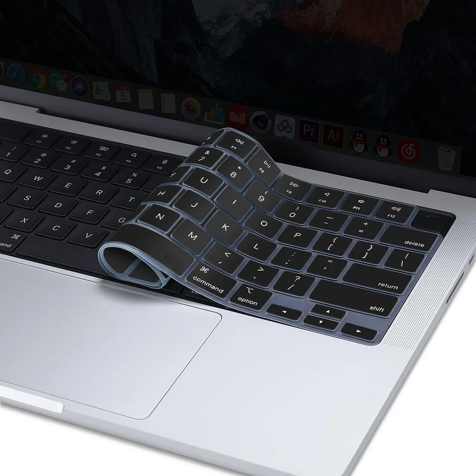 Copritastiera In Pelle Per MacBook Air/Pro 13-16 Pollici Con Layout Italiano (UE) - Silicone Ultrasottile