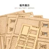 1: 72 European Union Towns and Shops Building Scenery Wooden Assembly Model Decoration Handmade Gift 2